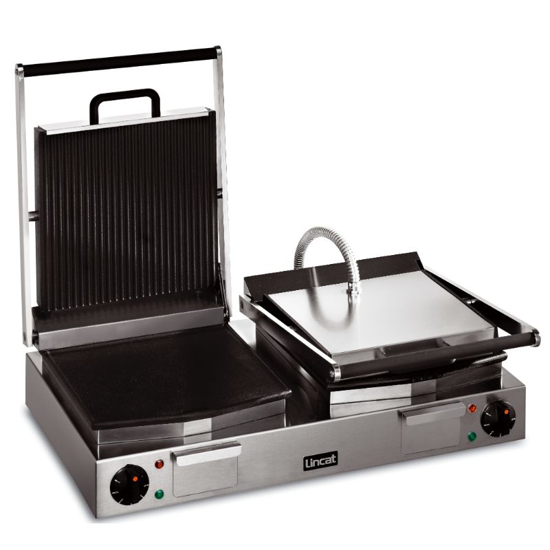 LRG2 - Lynx Electric Counter-top Twin Ribbed Grill – Ribbed Upper & Smooth Lower Plates – W 623 mm – 4.5 kW