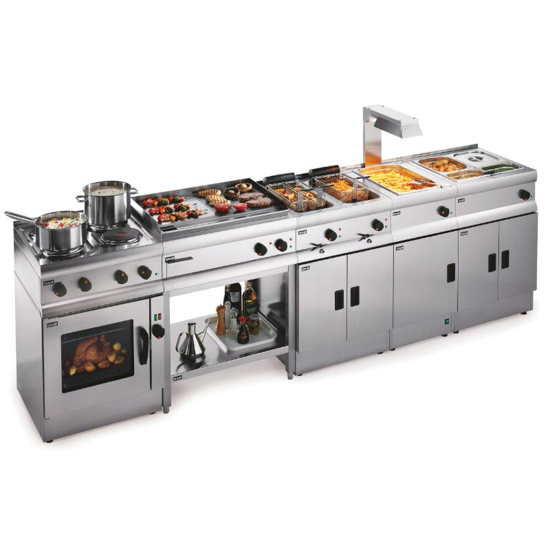 SLR9C/P - Silverlink Propane Gas Free-standing Oven Range – Castors at Rear – 6 Burners – W 900 mm – 35.5 kW - Image 3