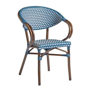 PANDA Arm Chair - Blue and White
